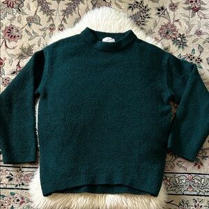 Universal Thread Women's Mock Neck Sweater in Deep Teal